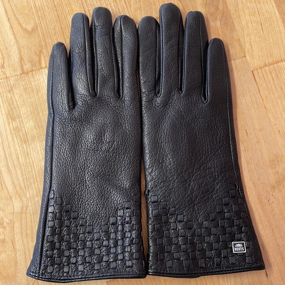 Roots leather gloves size S - Picture 7 of 9